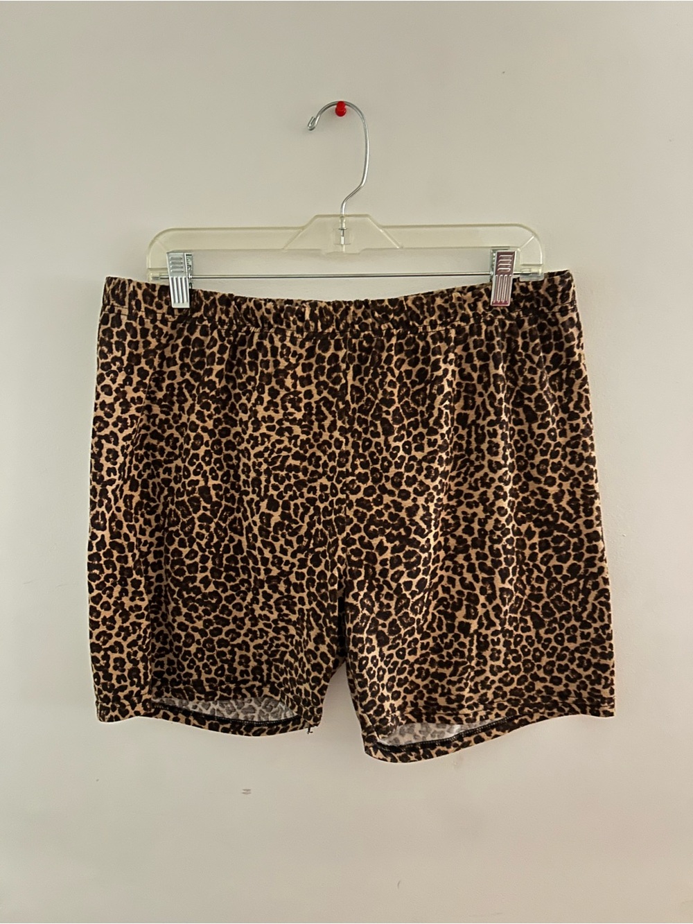 Leopard Print Shorts - Brown & Black